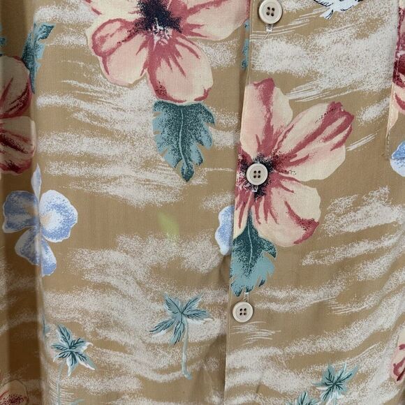 Garth Brooks Vintage 90s Hawaiian Shirt Two Pina Coladas Patch Size L Body Code - Picture 9 of 12